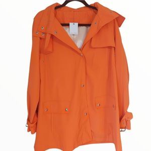 Calvin Klein Orange Rain Coat sz 6